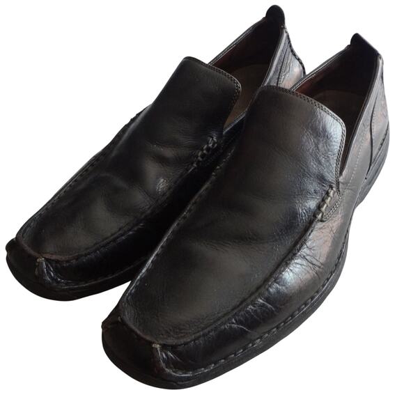 Cole Haan Other - Cole Haan Tucker Venetian Black Leather Driving Loafers Men 12 Casual Dress Shoe
